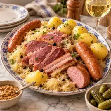 Choucroute Garnie Alsacienne : Le Grand Plat de Partage 4 Choucroute Garnie Alsacienne : Le Grand Plat de Partage — image 1