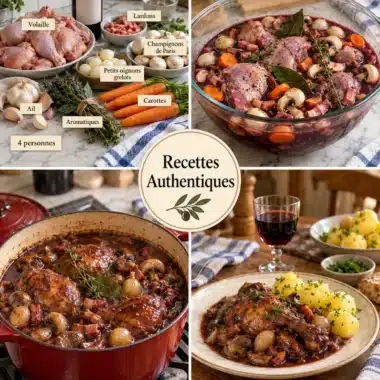 Coq au Vin à l'Ancienne d'Amélie : Le Classique qui Embaume la Maison 3 Coq au Vin à l'Ancienne d'Amélie : Le Classique qui Embaume la Maison — image 1