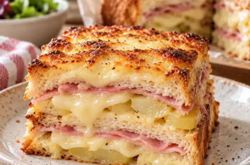 Croque-Cake Géant au Jambon : Le Réconfort Ultime de Mirecettes — image 1