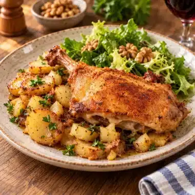 Cuisses de Canard Confites et Pommes Sarladaises : Le Classique du Périgord 4 Cuisses de Canard Confites et Pommes Sarladaises : Le Classique du Périgord — image 1