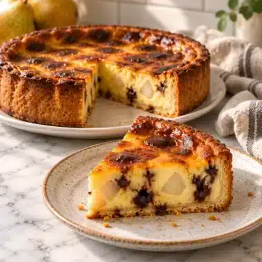 Flan Pâtissier Poire-Chocolat : Le Goûter Réconfortant d'Amélie 3 Flan Pâtissier Poire-Chocolat : Le Goûter Réconfortant d'Amélie — image 1