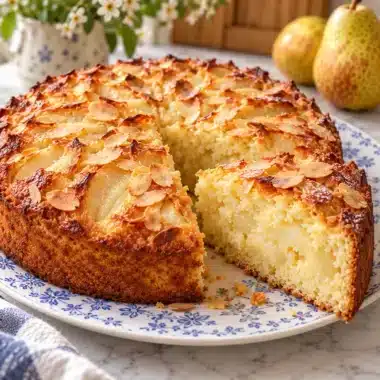 Gâteau Nuage Poires & Amandes : Recette Aérienne et Gourmande 3 Gâteau Nuage Poires & Amandes : Recette Aérienne et Gourmande — image 1