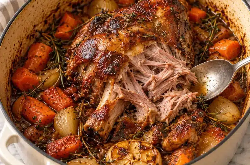 Gigot d'Agneau de 7 Heures : Le Plat du Dimanche Fondant d'Amélie — image 1