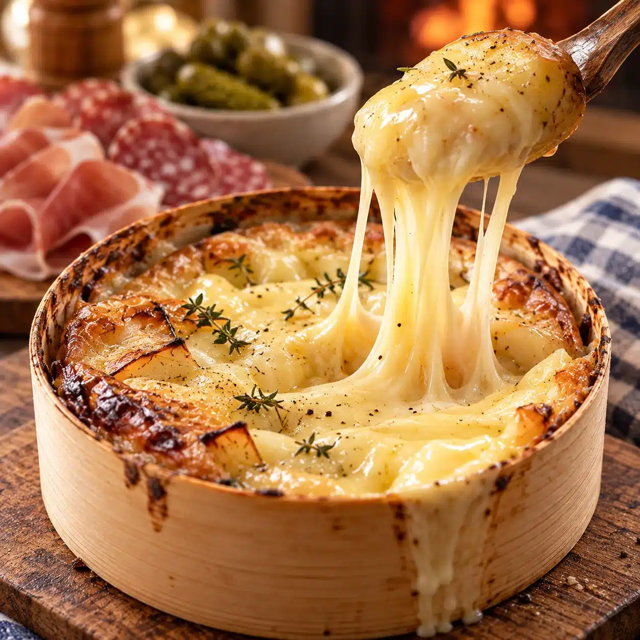 Mont d'Or Chaud au Four : Le Fromage de Saison à la Cuillère 2 Mont d'Or Chaud au Four : Le Fromage de Saison à la Cuillère