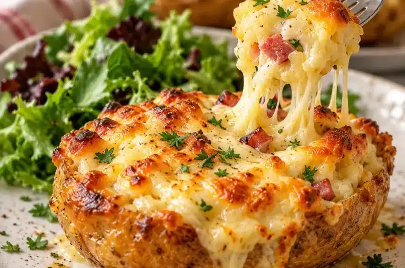 Pommes de Terre Farcies Façon Raclette : Le Plat Réconfortant Parfait — image 1