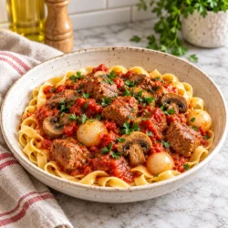 Sauté de Veau Marengo : Le Classique Réconfortant de Nos Grands-Mères