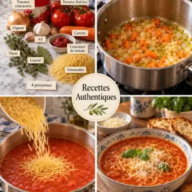 Soupe à la Tomate et Vermicelles : La Recette de Grand-Mère d'Amélie 4 Soupe à la Tomate et Vermicelles : La Recette de Grand-Mère d'Amélie — image 1