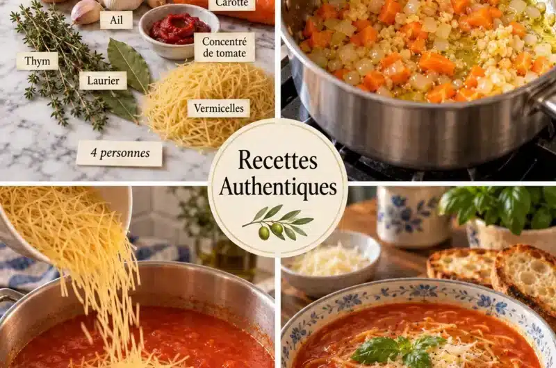 Soupe à la Tomate et Vermicelles : La Recette de Grand-Mère d'Amélie — image 1