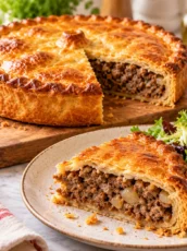 La Tourtière de nos Grands-Mères : Tourte à la Viande Maison