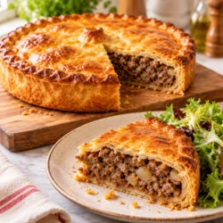 La Tourtière de nos Grands-Mères : Tourte à la Viande Maison
